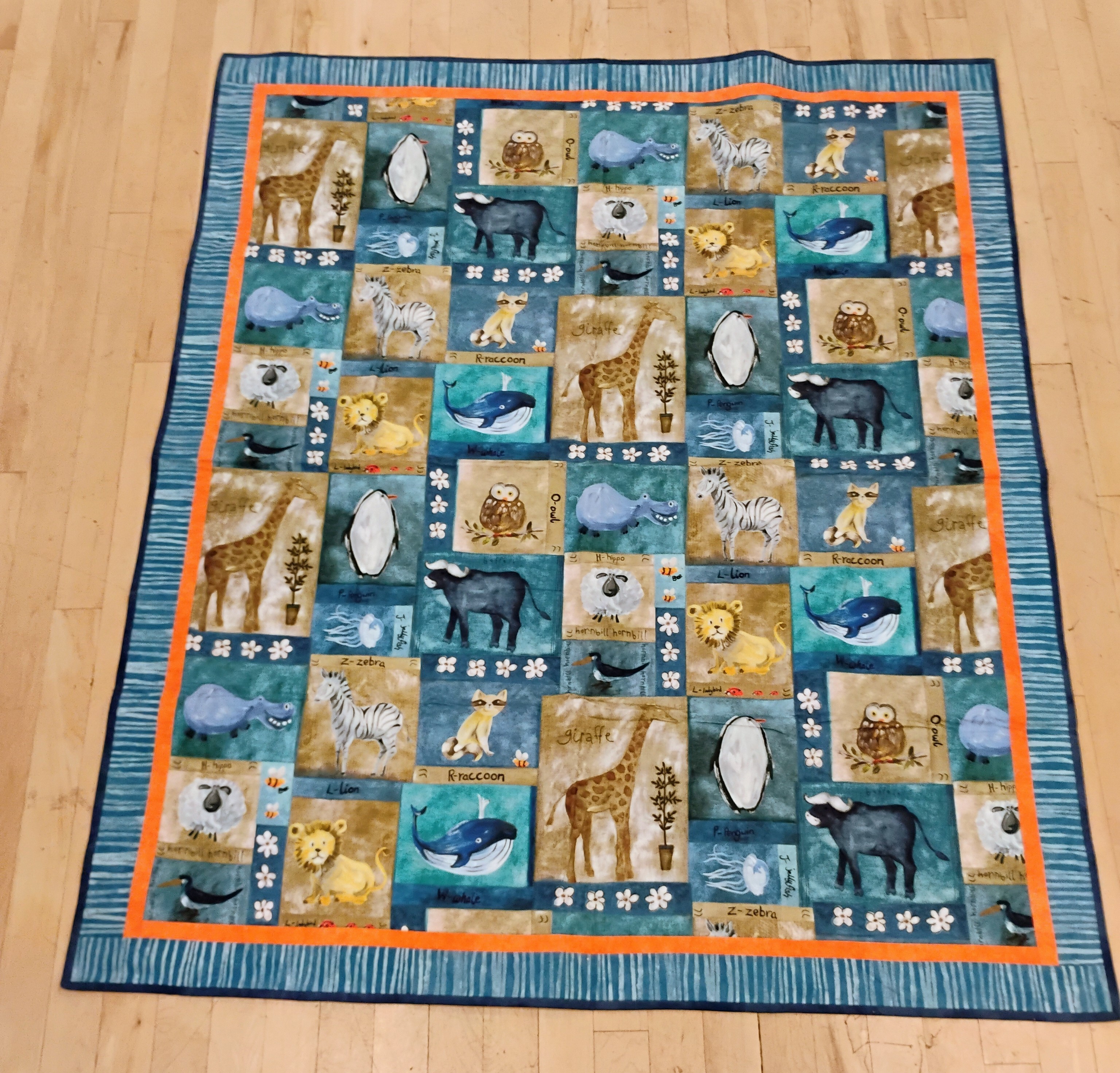 "Menagerie in blue"